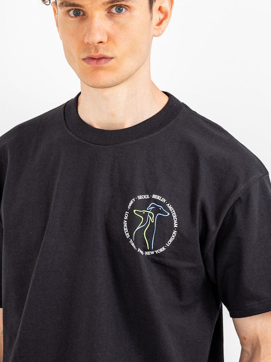 T-shirt Μαύρο