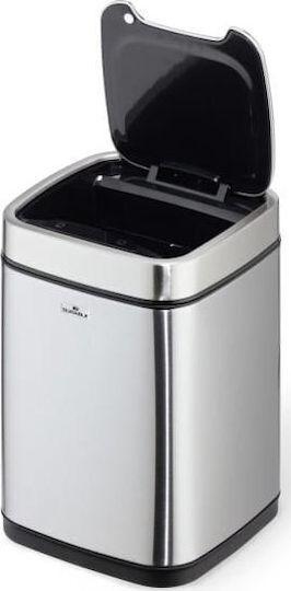 Durable Durable Metallischer Mülleimer mit Sensor Silber 35lt