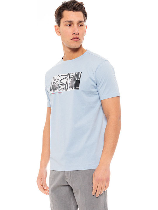 T-shirt Γαλάζιο