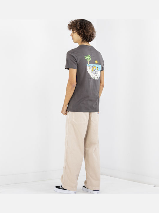 Tropic Summer T-shirt Γκρι