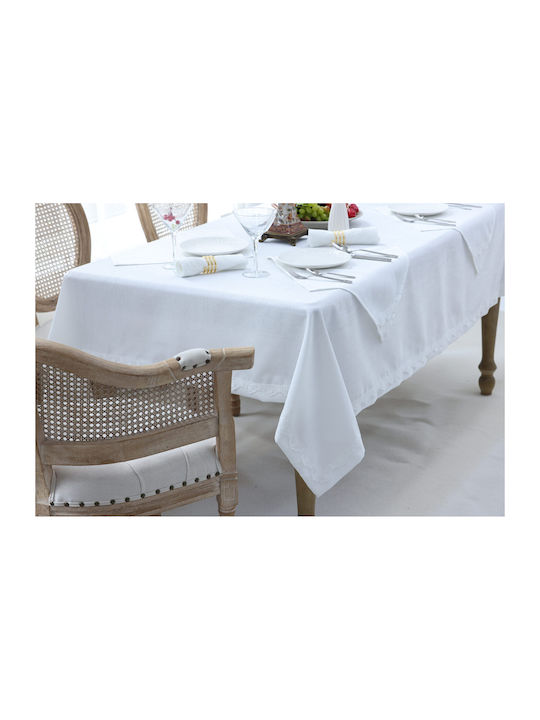 Liolios Home Τραπεζομάντηλο Ivory 160x260εκ.