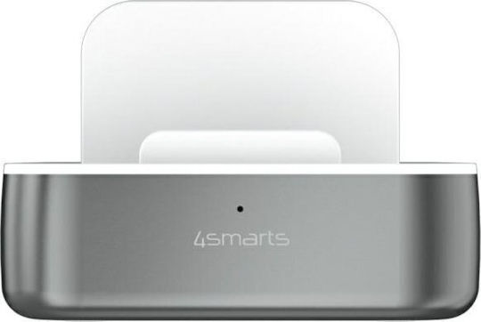 4Smarts Ladestation mit USB-A Anschluss und 5 USB-C Anschlüsse 100W Stromlieferung in Gray Farbe