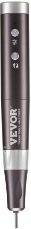 Vevor Nail Drill Battery 10W Black with 30000 Rotations per Minute