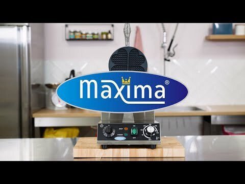 Maxima Професионална Вафленска машина Единичен за Вафли във Форма Сърце