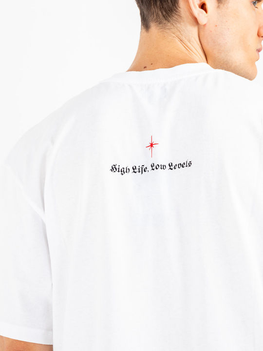 High Life Low Levels T-shirt White
