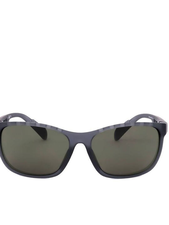 adidas Shine Inline Men's Sunglasses with Gray Plastic Frame and Green Lens SP0014 20N