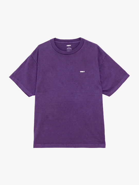 Obey T-shirt Purple Obey T-shirt Purple