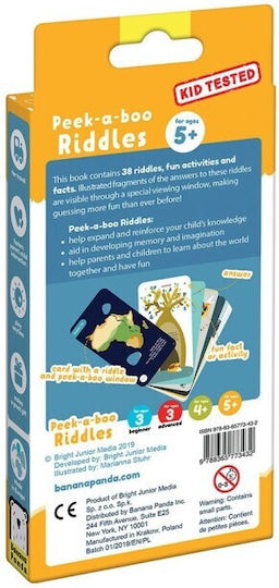 Banana Panda Peek-a-boo Riddles Educational Game Knowledge for 5+ years Years Old