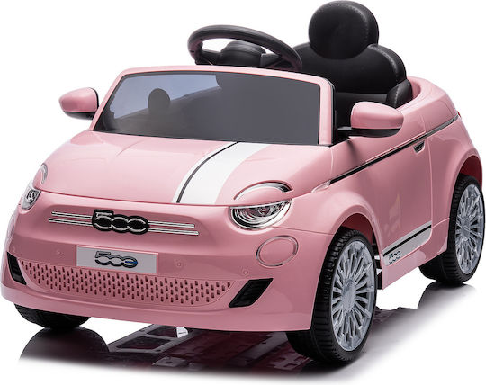 Детска Електрическа Кола Едноместен с Дистанционно управление Fiat 500 12 волта Розов
