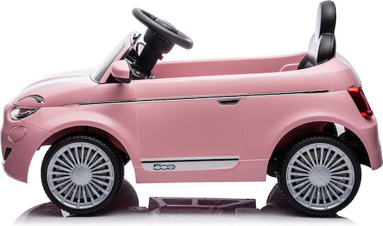 Детска Електрическа Кола Едноместен с Дистанционно управление Fiat 500 12 волта Розов