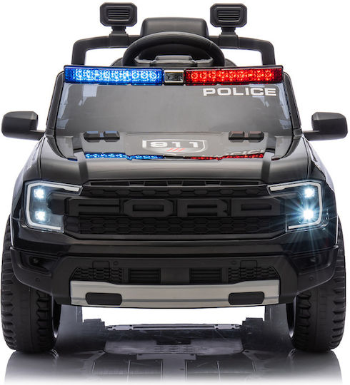 Ford Police Car Μονοθέσιο με Τηλεκοντρόλ Τύπου 12 Volt Μαύρο για 3+ Ετών