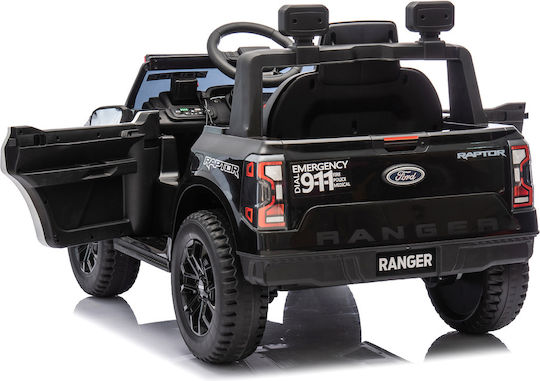 Ford Police Car Μονοθέσιο με Τηλεκοντρόλ Τύπου 12 Volt Μαύρο για 3+ Ετών