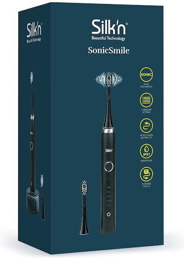 Silk'n SG-986 Sonic Smile Deluxe Електрическа Четка за Зъби Черен