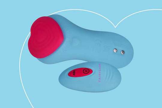 Fairygasm Δονητής για Ζευγάρια με Remote Control Μπλε