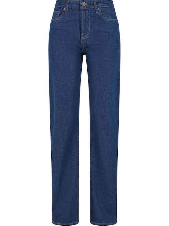 Damenjeans in Gerader Linie Mid Deep Blue