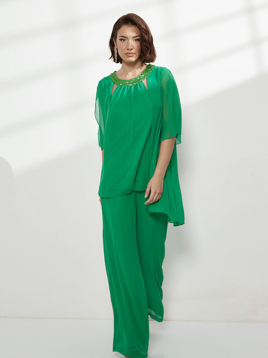 Damen Grün Set mit Hose