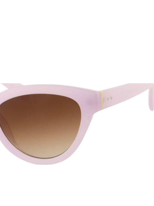 Paolo Moss Women's Sunglasses with Purple Frame and Purple Gradient Lens