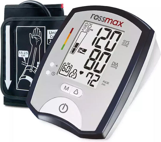 Rossmax MJ701f Deluxe Ηλεκτρονικό Πιεσόμετρο Μπράτσου Ακριβείας με ανίχνευση Αρρυθμίας MJ701f