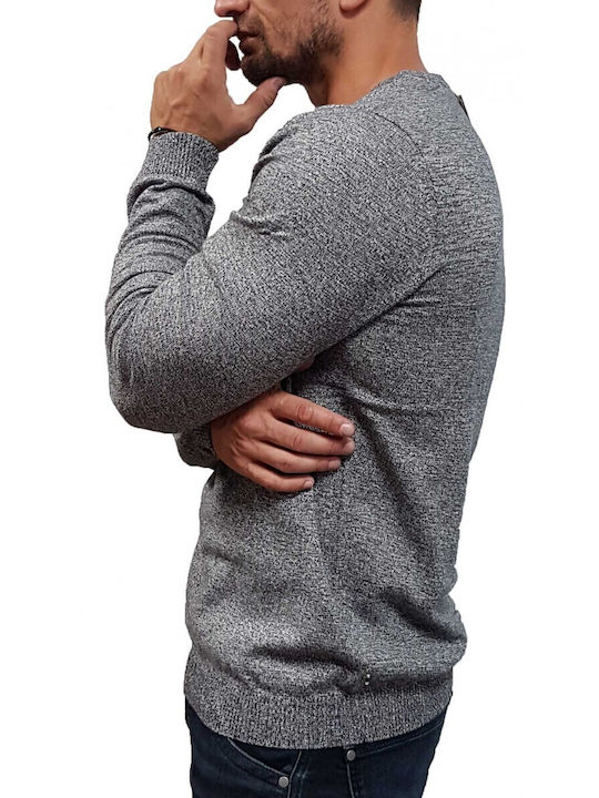 Sweater Long Sleeve Gray / Navy Blazer