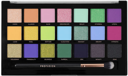 Profusion Cosmetics Eye Shadow Palette in Solid Form Dreamscape 245gr