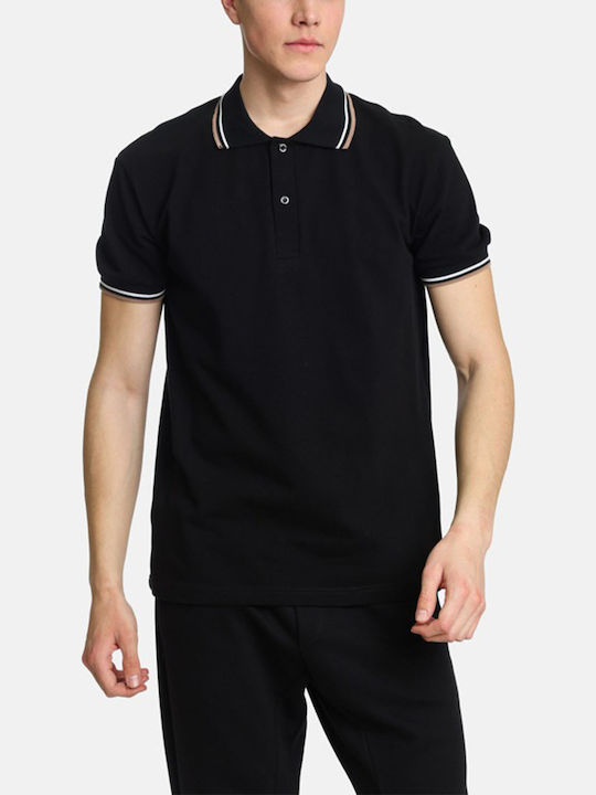 Polo T-Shirt Schwarz