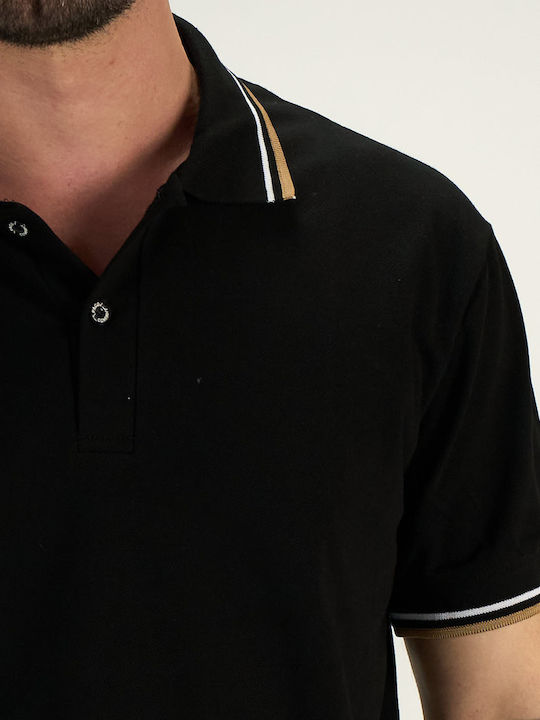Polo T-Shirt Schwarz