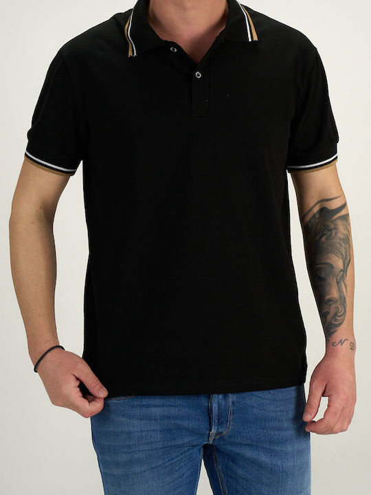 Polo T-Shirt Schwarz