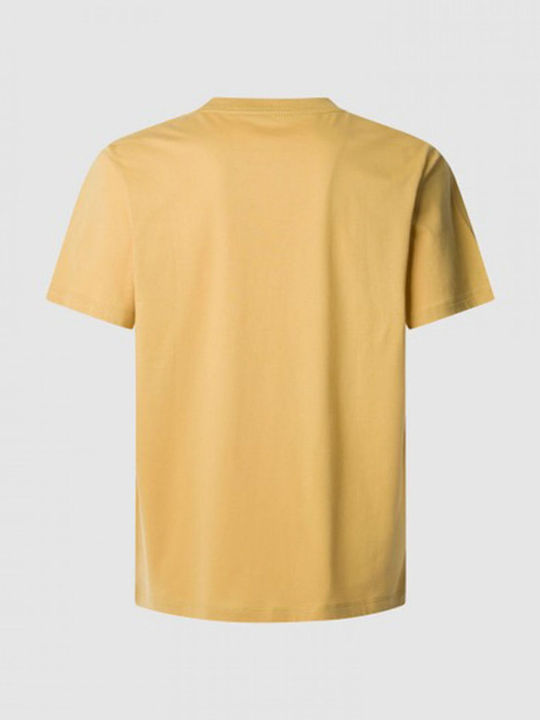 'EGGO' T-shirt Ochre Yellow