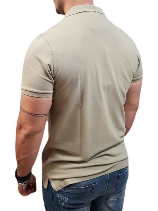 Brokers Jeans Polo T-shirt Μπεζ