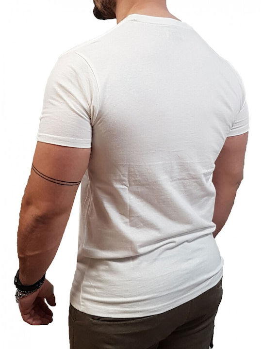 Polo Bluza Tricou Cu Mânecă Scurtă Albă
