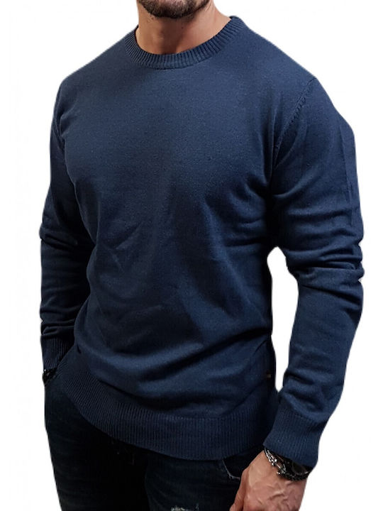 Langarm-Pullover Dark Denim