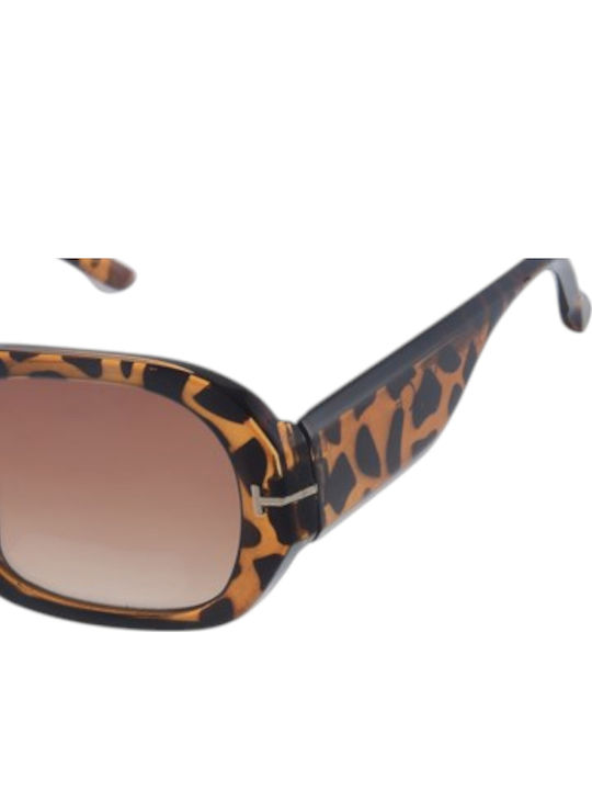 Paolo Moss Women's Sunglasses with Brown Frame and Brown Gradient Lens