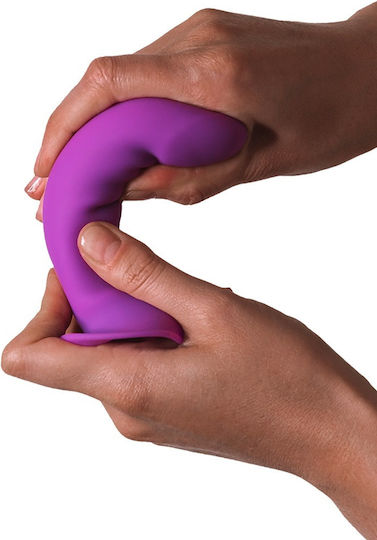 Adrien Lastic Hitsens Dual Density S06 Dildo Glass Dildo Purple 13.5cm