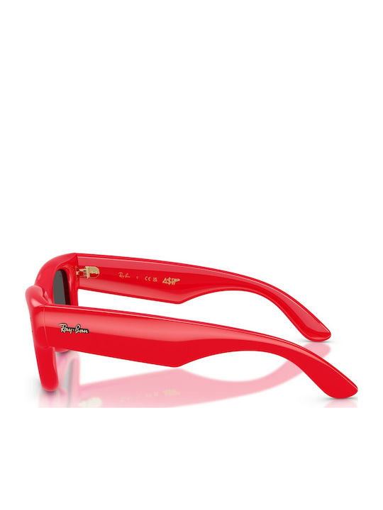 Ray Ban Wayfarer Unisex Sunglasses with Red Plastic Frame and Red Lens Rb4940 6831/87