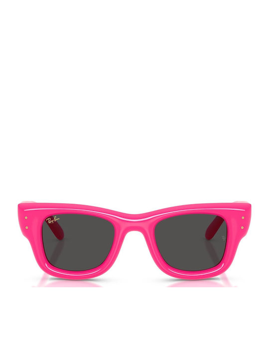 Ray Ban Wayfarer Unisex Sonnenbrille mit Rosa Kunststoff Gestell und Rosa Linse Rb4940 6832/87
