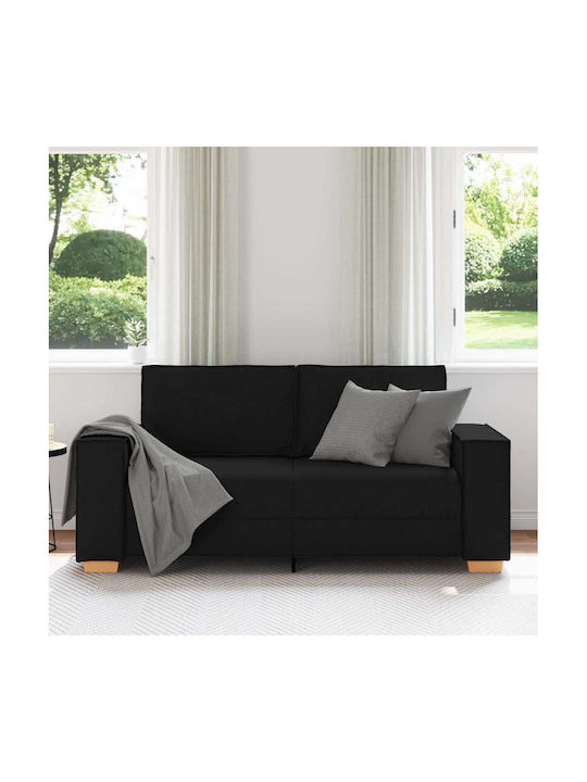 Doppelsitzer Sofa Schwarz 180x78x84cm
