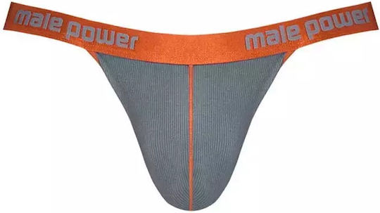 Malepower Мъжки секси джокстрап Сив