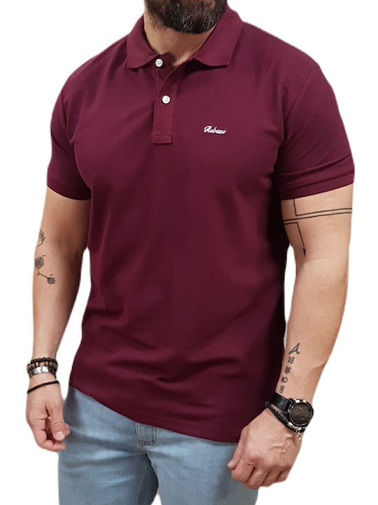 Polo Short Sleeve Blouse Dark Raspberry