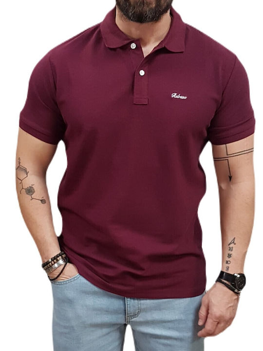 Polo Short Sleeve Blouse Dark Raspberry
