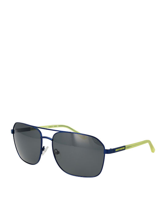 Skechers Sunglasses Blue with Metal Frame & Blue Lens Skechers Sunglasses Blue with Metal Frame & Blue Lens