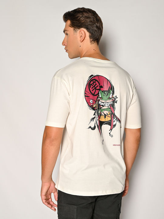 Brokers Jeans T-shirt Ecru