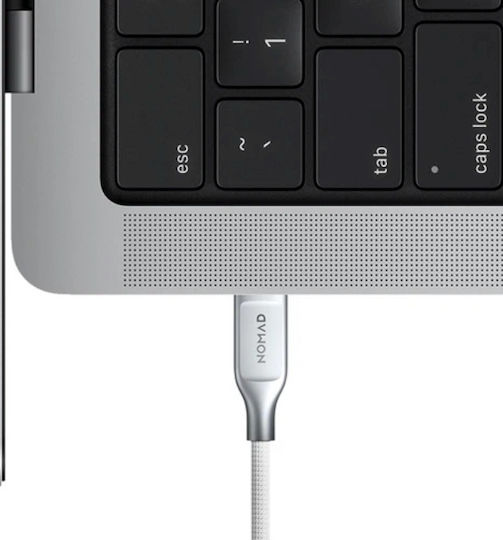 Nomad Kevlar Braided USB 2.0 Cable USB-C male - USB-C 240W White 3m