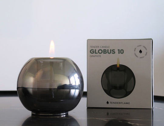 Tenderflame Desktop Bioethanol Fireplace Indoor / Outdoor Grey