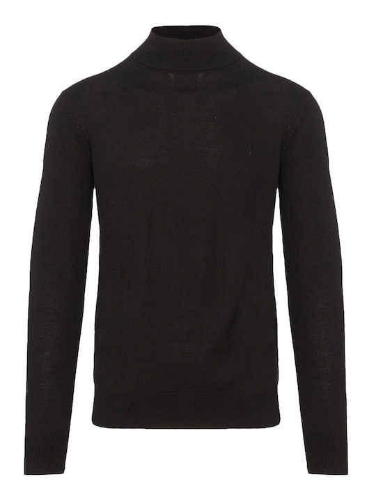 Langarm-Pullover Schwarz