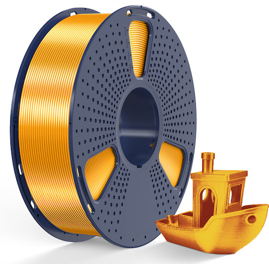 Sunlu Silk PLA+ 3D Printer Filament 1.75mm Brass 1kg 1τμχ (Spool)