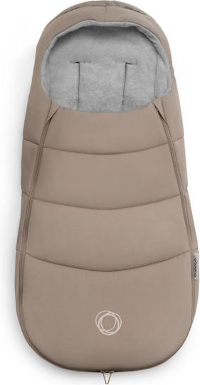 Bugaboo Universal Stroller Footmuff Waterproof Brown With Fleece Lining