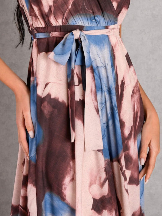 Summer Maxi Dress for Wedding - Christening Brown