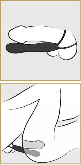 Pipedream Fetish Fantasy Elite Double Trouble Anal Dildo mit Dildo 15cm in Schwarz Farbe