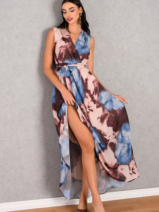 Summer Maxi Dress for Wedding - Christening Brown