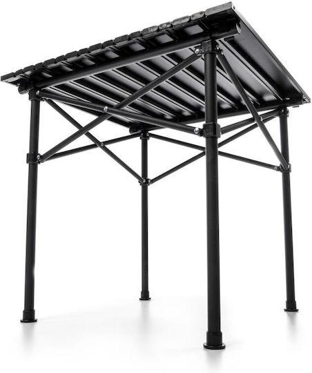 Meteor Table Aluminum for Camping Foldable Black